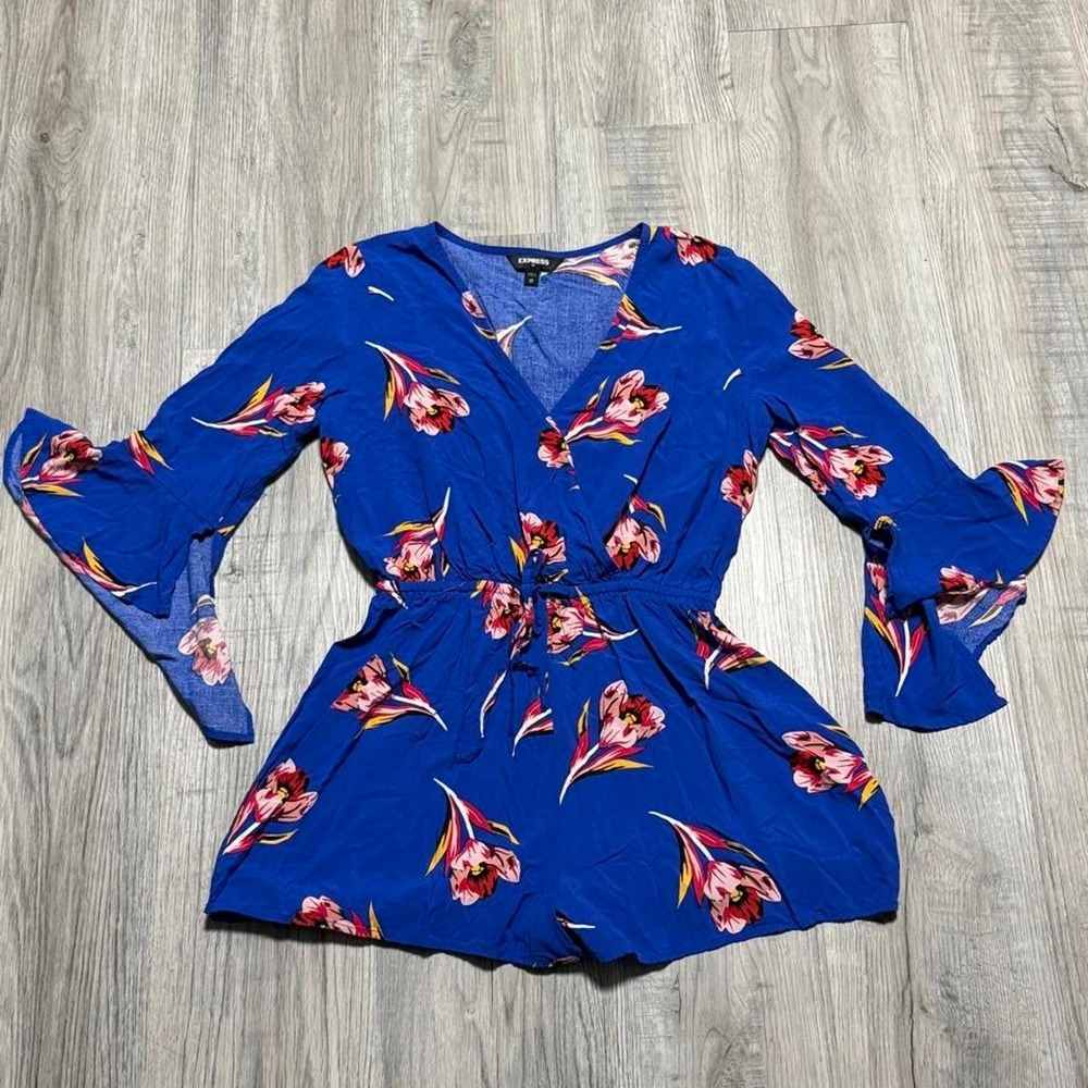 Express Floral Romper Women XS